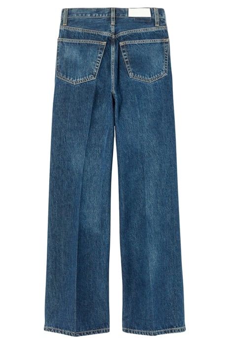 70S ULTRA HIGH RISE WIDE LEG RUSTIC INDIGO 2