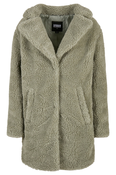 LADIES OVERSIZED SHERPA COAT SOFTSALVIA 1
