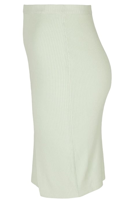 LADIES RIB KNIT SKIRT LIGHTMINT 8
