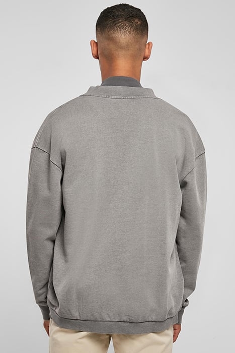 WASHED SWEAT BOMBER DARKSHADOW 3