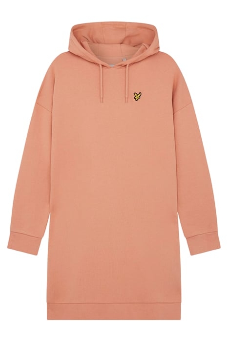 HOODIE DRESS W795 DUSTY PEACH 5
