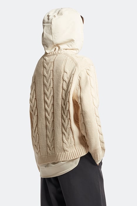 CHUNKY CABLE JUMPER W801 PILLOW WHITE 2