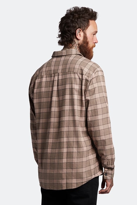 CHECK OVERSHIRT W785 MAUVE DUSK 2