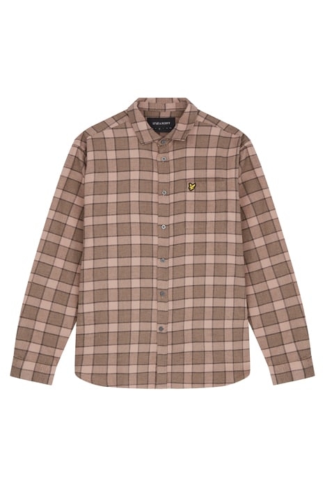 CHECK OVERSHIRT W785 MAUVE DUSK 5