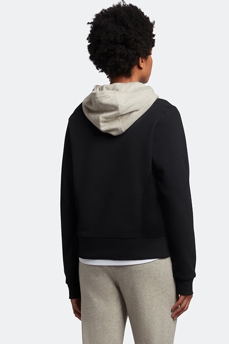 TEXTURED PANEL SWEATSHIRT Z865 JET BLACK 2