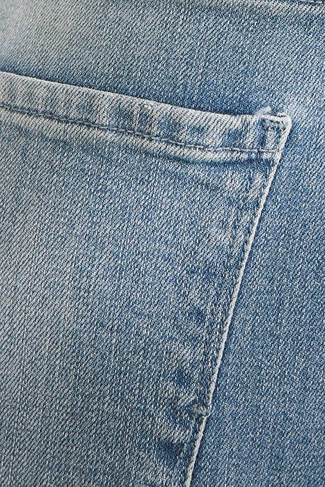 MID HIGH WAIST MIDCALF LARGE DENIM 5