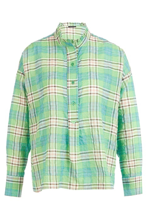 RUFFLE COLLAR SHIRT MULTI 1