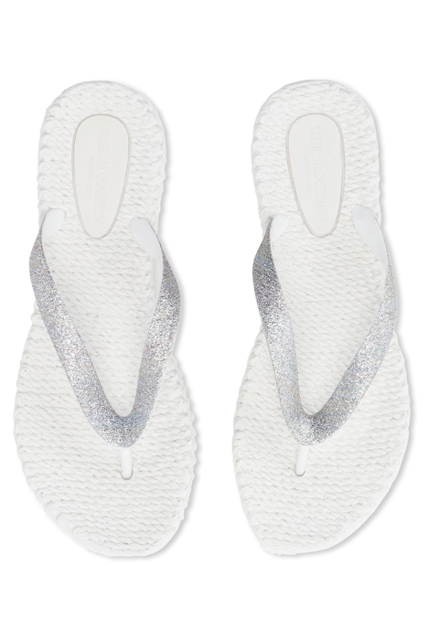 10 CHEERFUL12J FLIP FLOPS WHITE 3