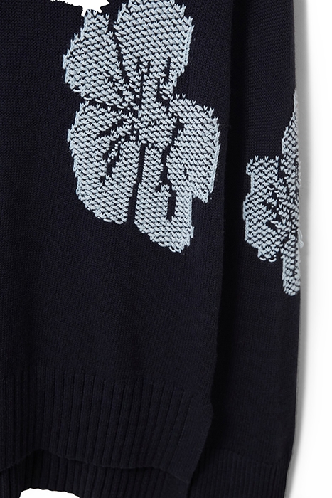 BLOSSOMING WOODLAND JUMPER NAVY MULTI 4