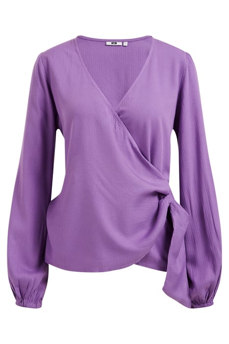 LADIES TRANSFER BLOUSE FROM VISCOSE LIGHT PURPLE 1