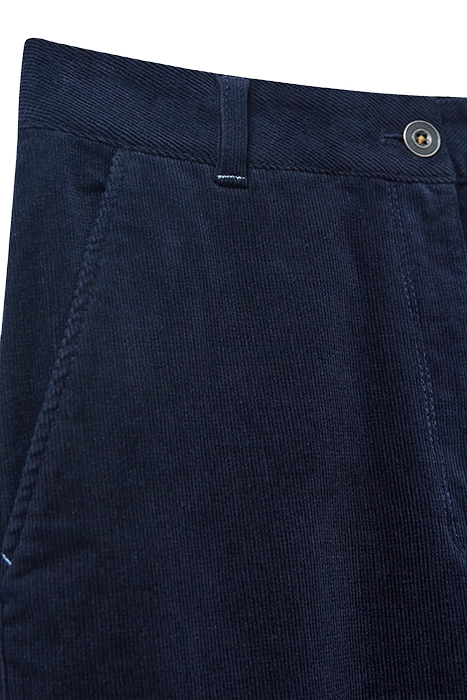 HARPER CORD WIDE LEG TROUSER DARK NAVY 3
