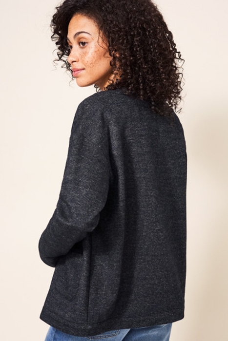 ADELE WOOL MIX JERSEY JACKET GREY 2