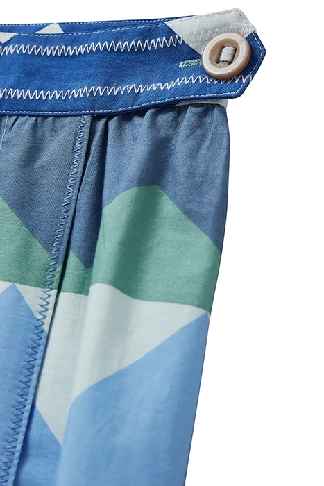 ALI COTTON WRAP SKIRT GREEN 5