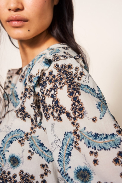 FLORINE SHIRT NATURAL MULTI 3