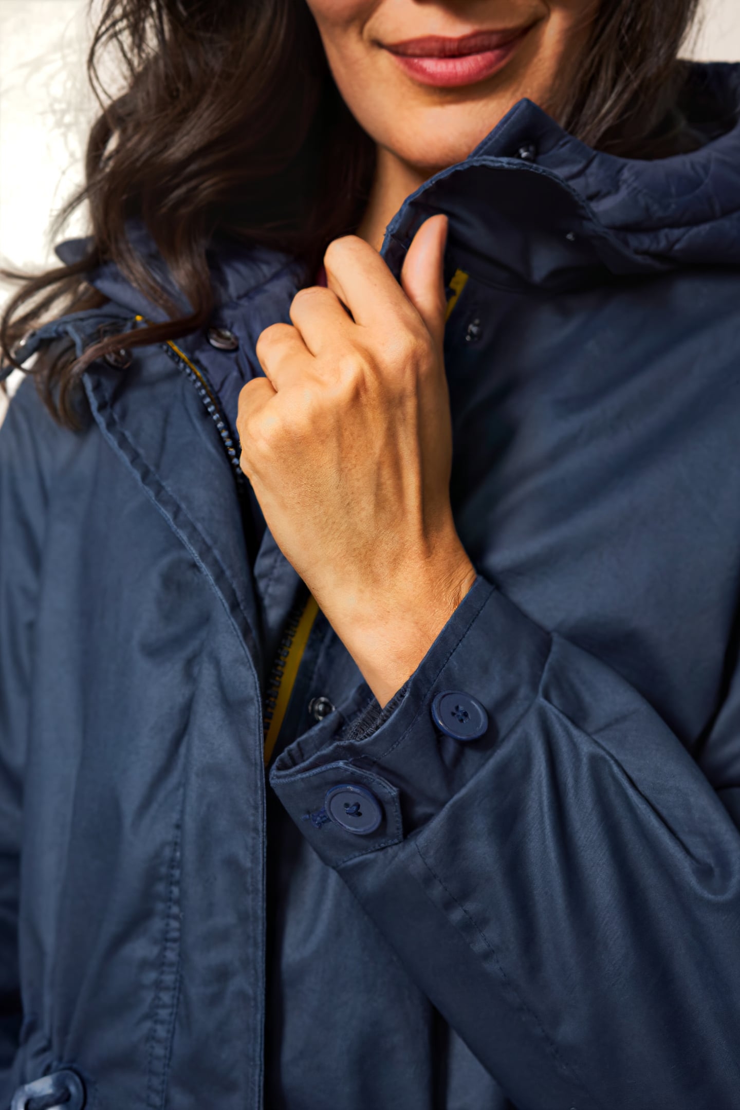 RILEY COATED COTTON PARKA DARK NAVY 4