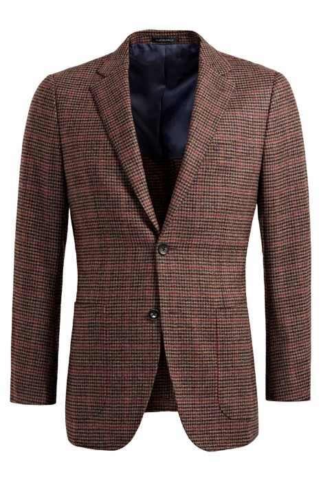 MID BROWN HOUNDSTOOTH HAVANA BLAZER 2