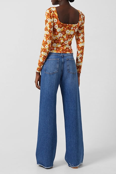 REBECA ASTRIDA ECO MED JRY TOP AMBER YELLOW MULTI 7