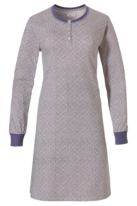 NW 1P NIGHTGOWN LS THISKA ANIMAL GREY MULTICO 1