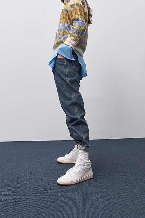 WOMEN SNEAKER HIGH SHOES WHITE 3