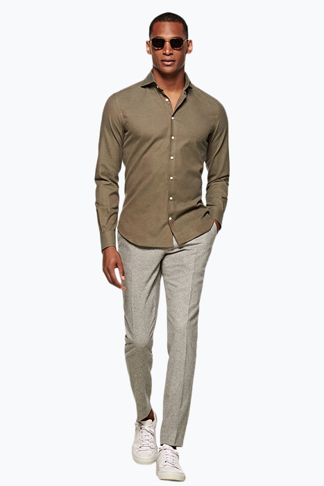 GREEN SLIM FIT SHIRT 2