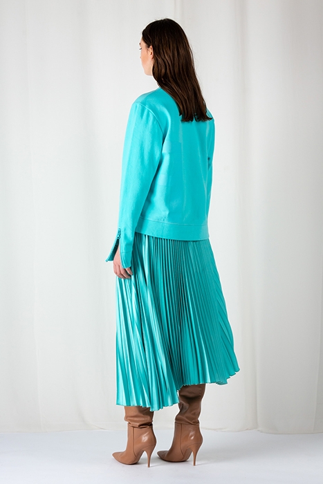 FRINGE SKIRT AQUA 2