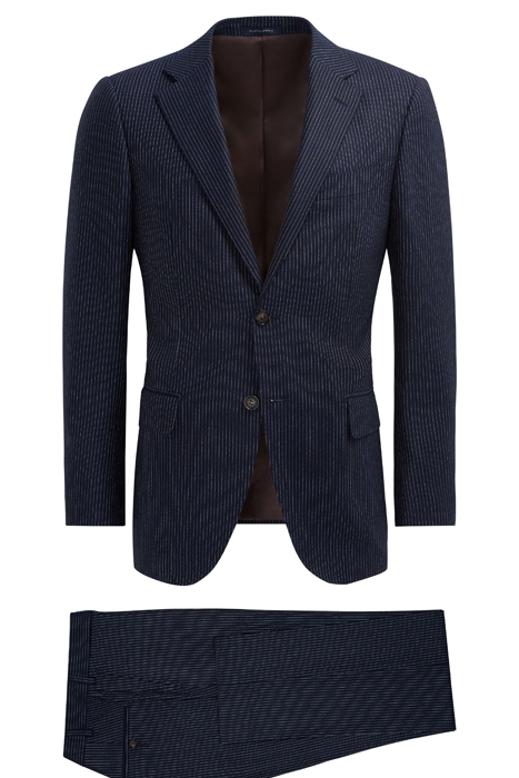 NAVY STRIPED LAZIO SUIT 4