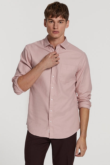 MEN TWILL SHIRT TYLER DUSTY SALMON PINK 2