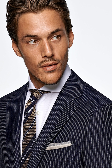 NAVY STRIPED LAZIO SUIT 7