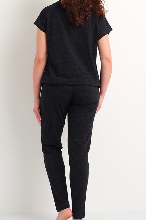 NW TOP TSHIRT SS TIARA SPACE DYE BLACK / PINK 3