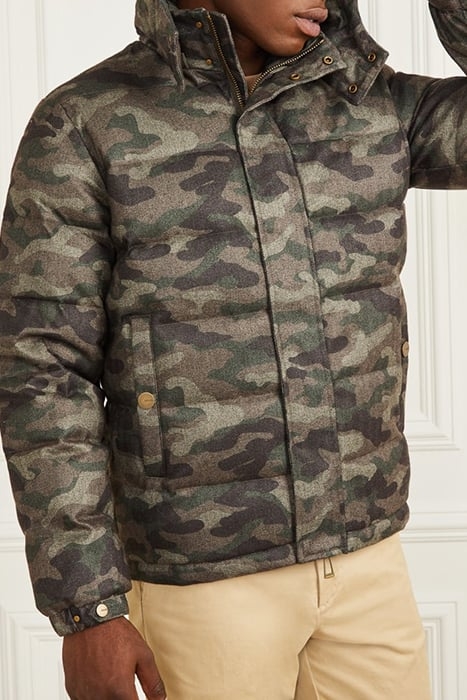 REAL DOWN JKT DETACH CAMOU HERRINGBONE ME 4