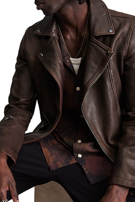 HERON BIKER CHARRED RED 4