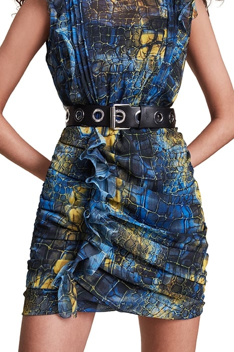 HALI MIRUS DRESS DEEP BLUE 5