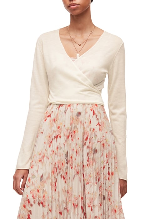 ZELMA MOMO DRESS CHALK WHITE/PINK 5