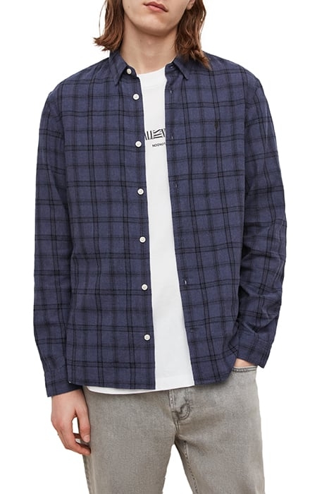 CORUNA LS SHIRT SLATE BLUE 1