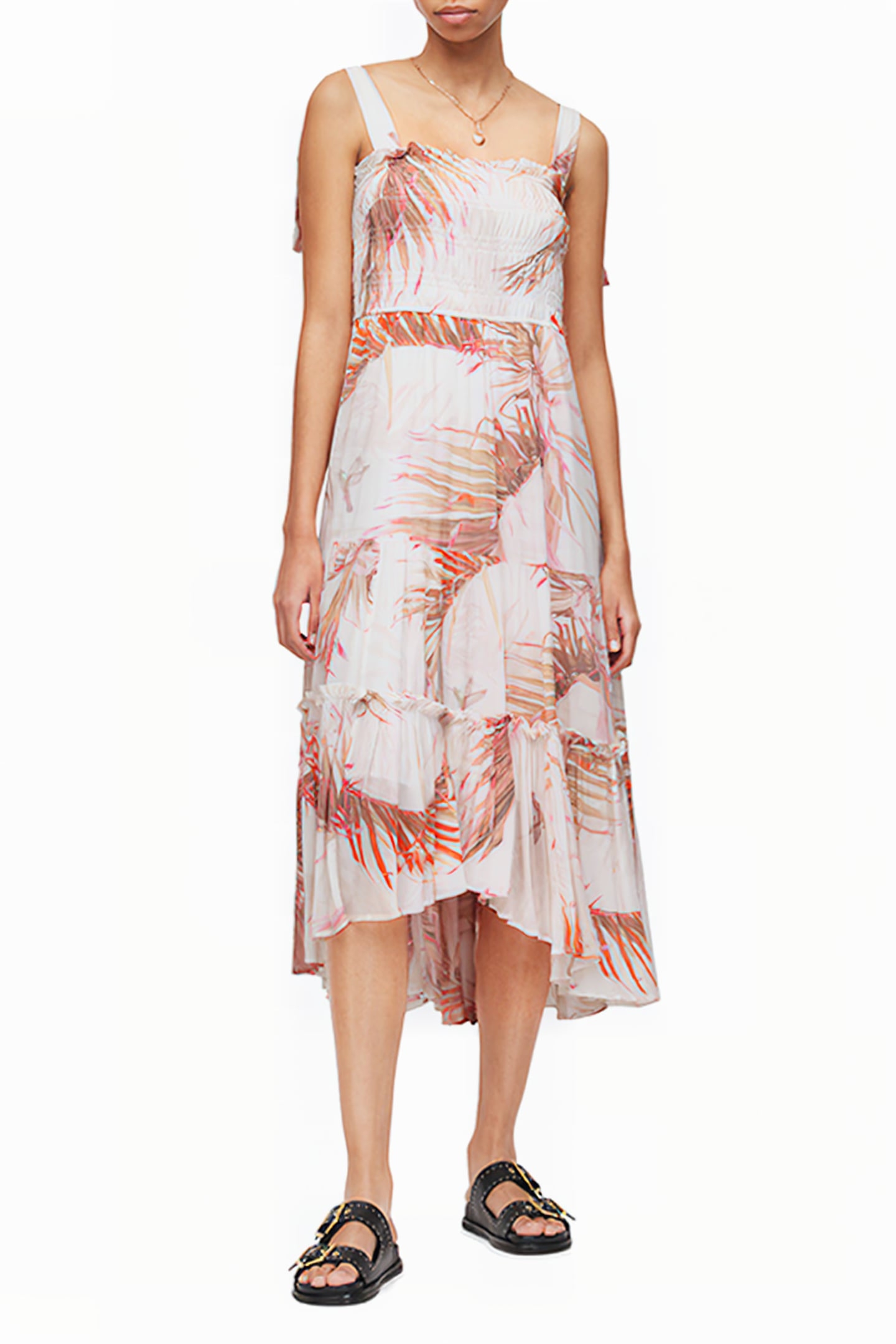 GABI LUAR DRESS PINK 1