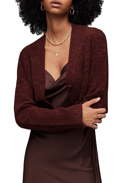 WICK CARDIGAN SHIRAZ RED 1