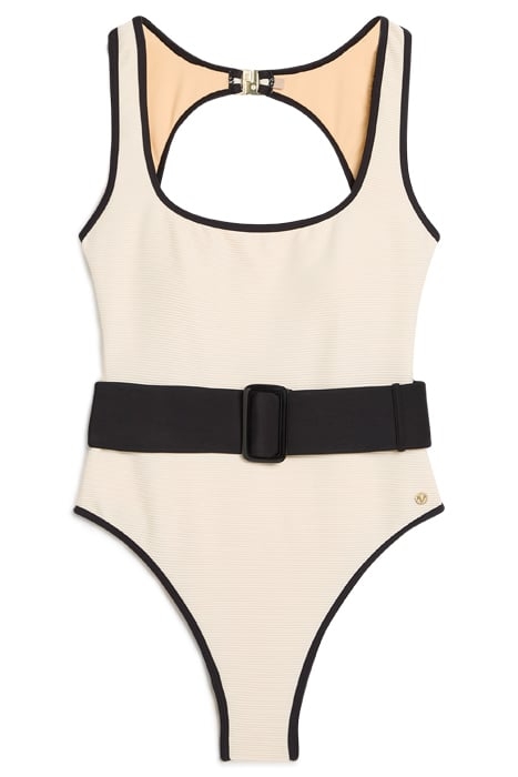 JASEY SWIMSUIT CREAM BLACK 1