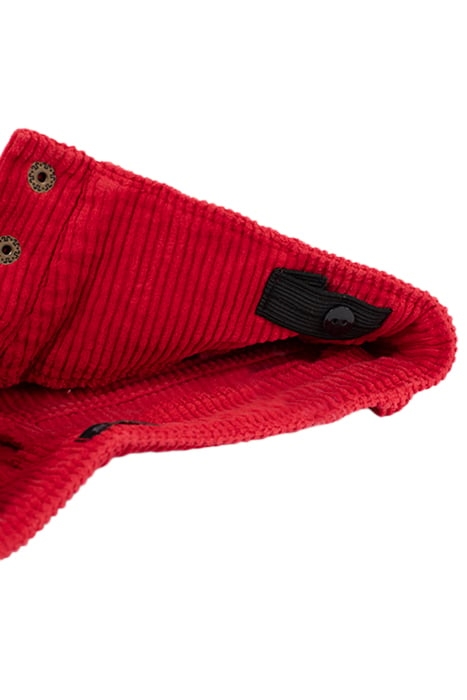 GIRLS’ LIGHT RED CORDUROY SHORTS RED 3