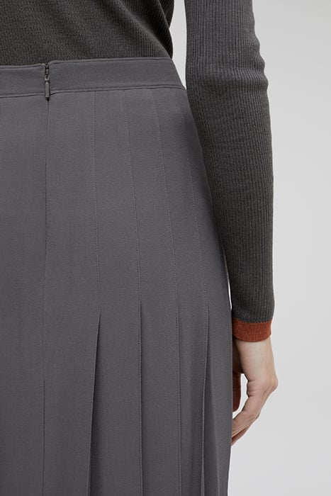 CLOSED WOMEN PLEATED MIDI SKIRT SKIRTS DARK NICKEL 6