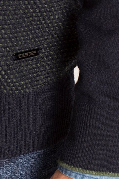 WLCASH JACQ V-NECK CF SWT MULTI 6