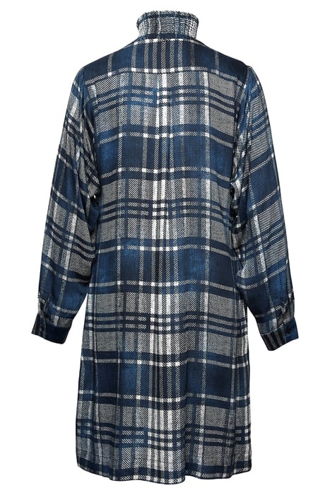 SMOCK COLLAR SHORT LS DRESS MULTI 5