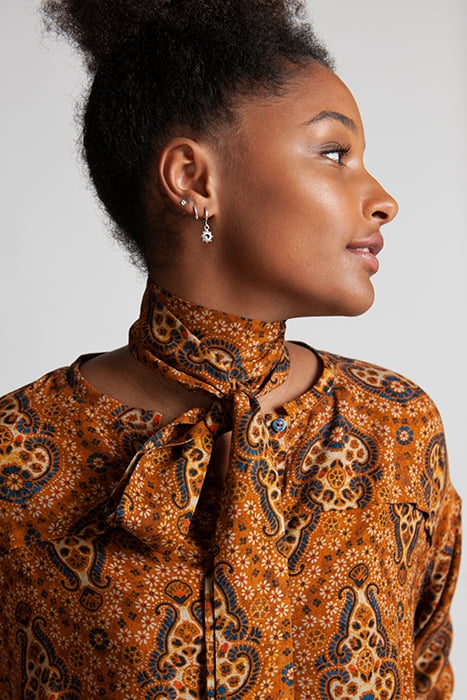 BROWN LONG SLEEVE DRESS 4