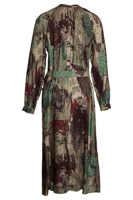 MIDI ROUND NECK DRESS 1