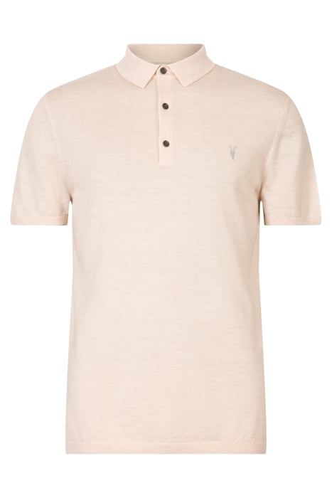 MODE MERINO SS POLO BISCUIT TAUPE MARL 5