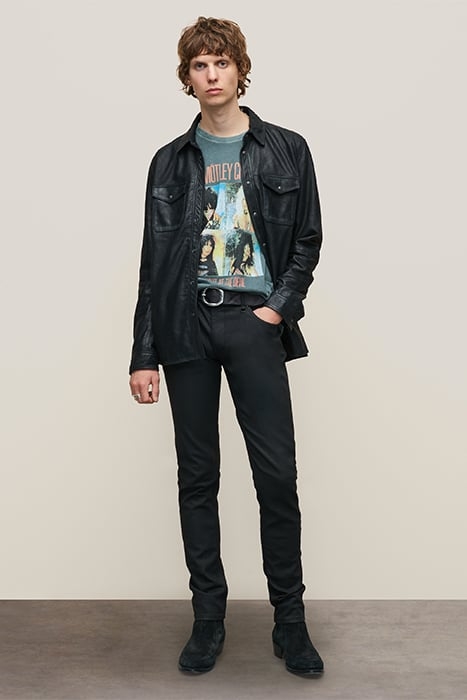 SS CREW TEE - MOTLEY CRUE SHOUT DRIED SAGE 5