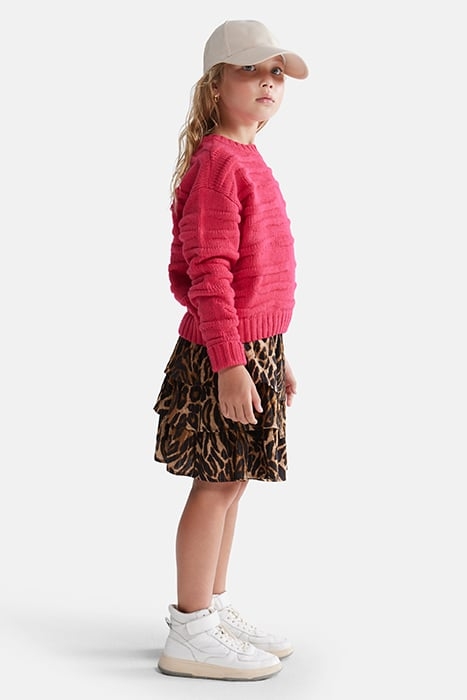 GAA - CRINKLE KNIT PULLOVER PINK 3