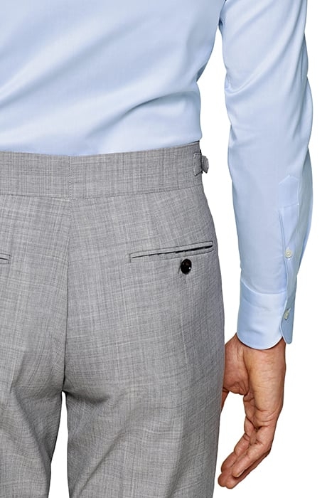 LIGHT BLUE TWILL EXTRA SLIM FIT SHIRT 7