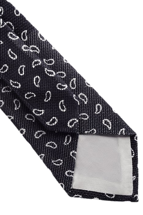 NAVY PAISLEY TIE 3