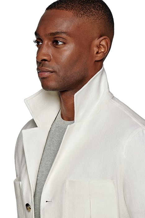 OFF WHITE BELTED SAFARI JACKET 5