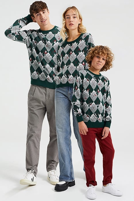 KNITTED PULLOVER GREEN 4